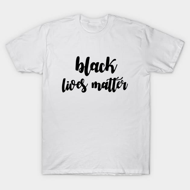 Black lives matter T-Shirt by valentinahramov